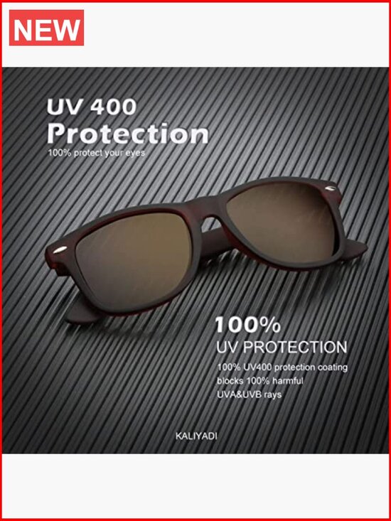 Unisex Polarized Wrap Around Sunglasses for Driving UV Protection 3 Pack main image 4